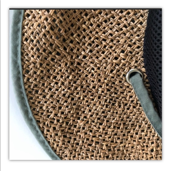 Columbia “Ranger Booney” Olive Green Straw Fishing Hunting Floppy Sun Safari Hat - Picture 7 of 8